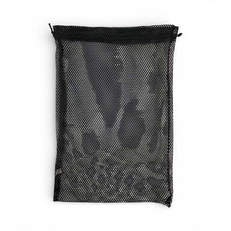 10 x 14 Fishnet Drawstring Pouch Black