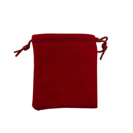 Red drawstring pouch 