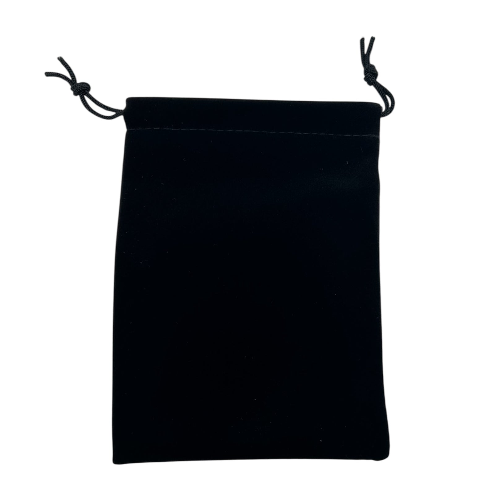 Black drawstring pouch
