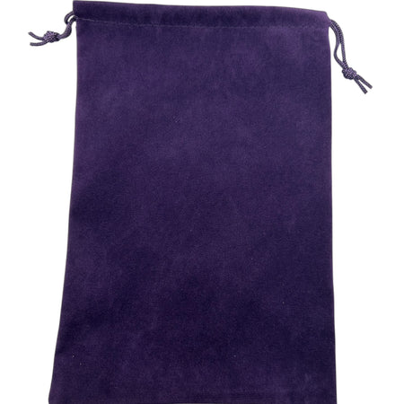 Purple drawstring pouch 