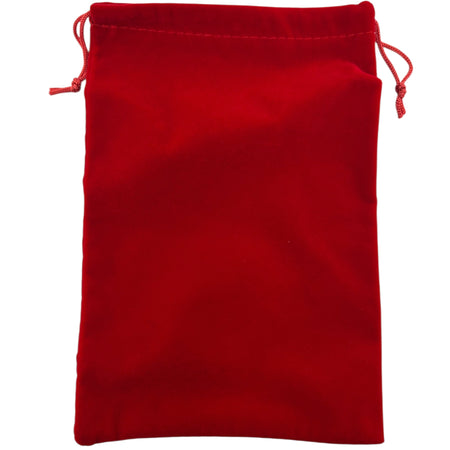 Red Velvet drawstring pouch 