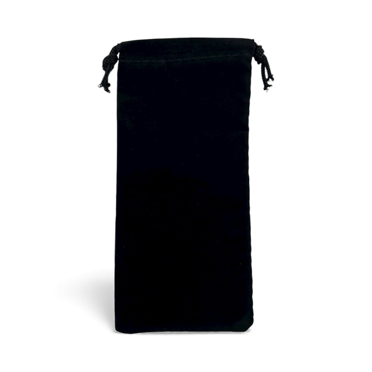 Black Velour drawstring pouch 