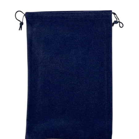 Navy Blue 6 x 9 Velour Drawstring Pouch