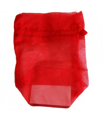 GUSSETED ORGANZA BAG 6" X 9.5" -  (GB20)